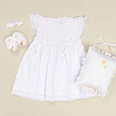 Vestido Clara - Linho - Batizado